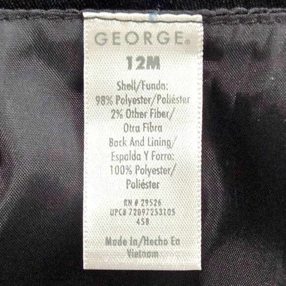 George Blue Gray 3 Piece Formal Button Shirt Vest Pants Suit Set Baby Boy's 12M - Picture 9 of 10